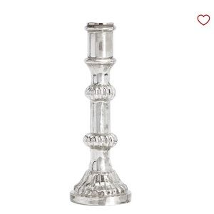 Pottery Barn Antique Mercury Glass Taper  candle holder